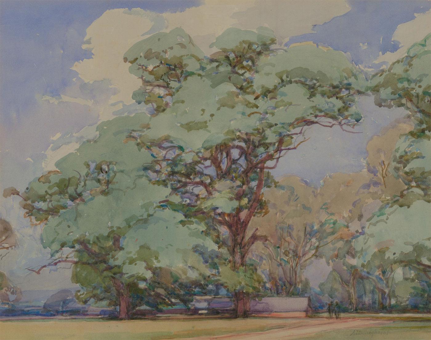 Alfred John Billinghurst (1880-1963) - Signed Watercolour, Woodland Scene - Art by Unknown