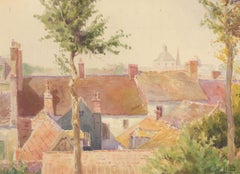 Herbert J. Day (1875-1950)  - Signed Early 20th Century Watercolour, Rooftops