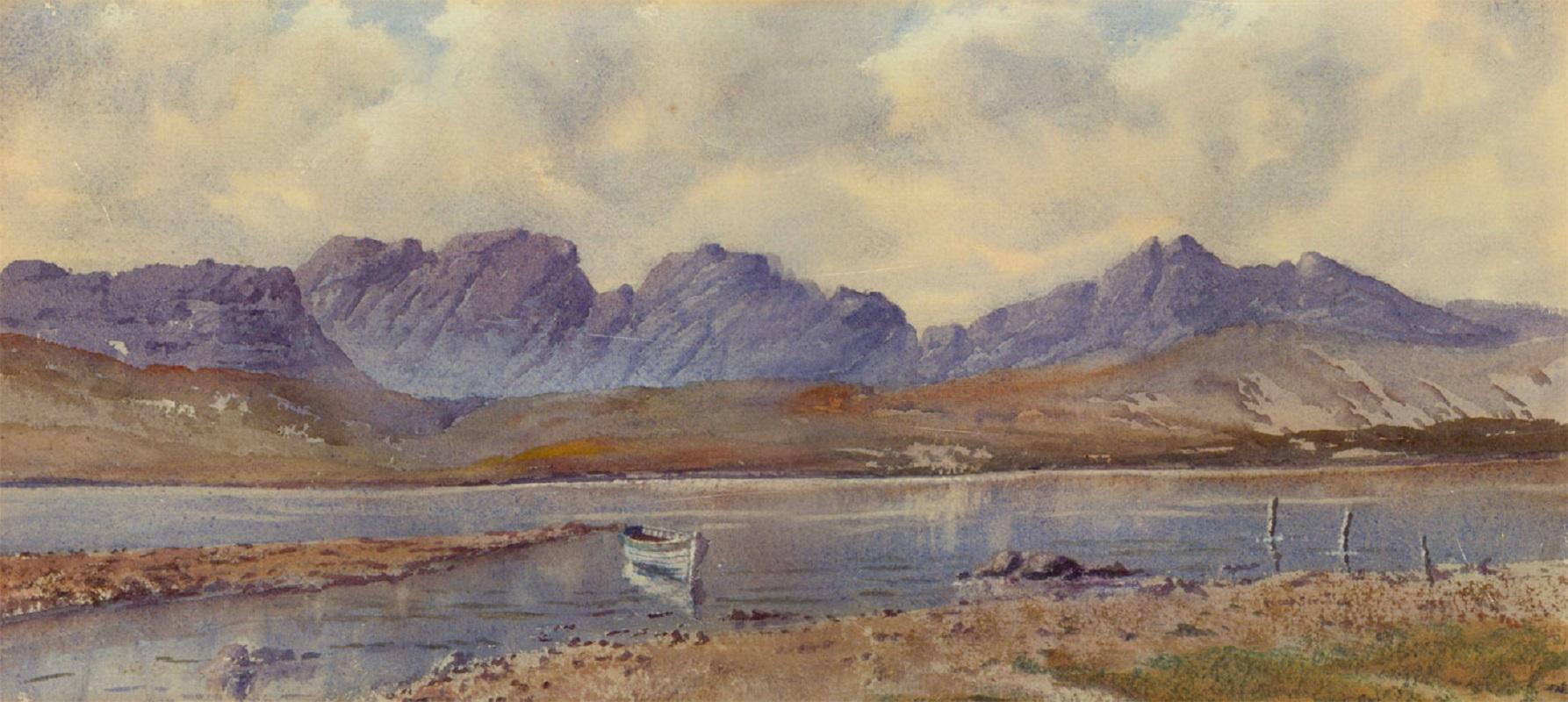 Framed 20th Century Watercolour - Scottish Loch - Art by Unknown