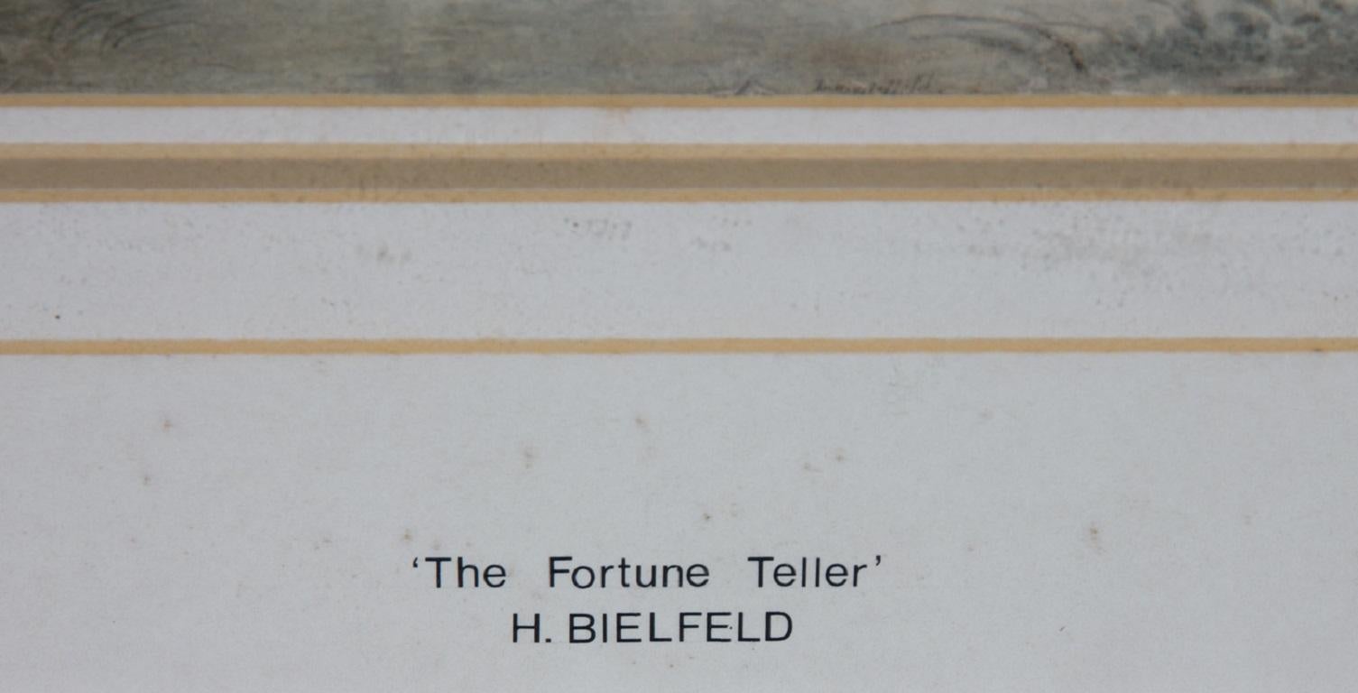 Henry Bielfeld (1802-1892) - Fine 1834 Watercolour, The Fortune Teller 1