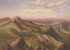1853 Watercolour - South African Mountains
