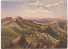 1853 Watercolour - South African Mountains