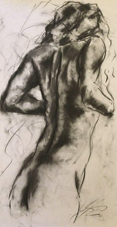 Vital, Drawing, Charcoal on Paper