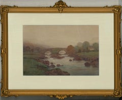 George Drummond Fish (1876-1938) - Watercolour, Doochary Bridge, Ireland