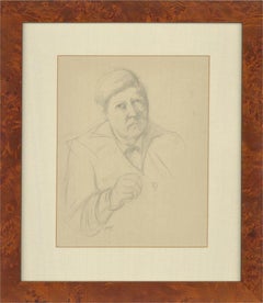 Dorothy Hepworth (1894-1978) - Graphite Drawing, Portrait of Hepworth