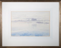 Vintage H. McDowall - 1934 Watercolour, Palma De Mallorca