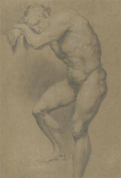 Giorgio Matteo Aicardi (1891-1985) - Graphite Drawing, Classical Nude