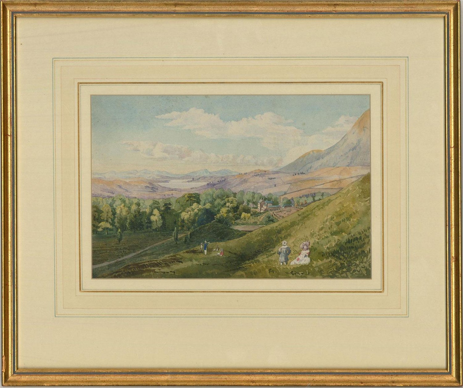 Hamilton Maxwell RSW - Hamilton Maxwell RSW (1830-1923) - Watercolour, View  towards Loch Lomond For Sale at 1stDibs