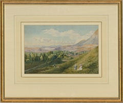 Hamilton Maxwell RSW (1830-1923) - Watercolour, View towards Loch Lomond