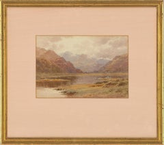 Alfred Powell (fl.1870-1901) - 1894 Watercolour, Snowdonia