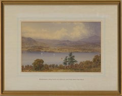 William Taylor Longmire (1841-1914) - 1880 Watercolour, Lake Windermere