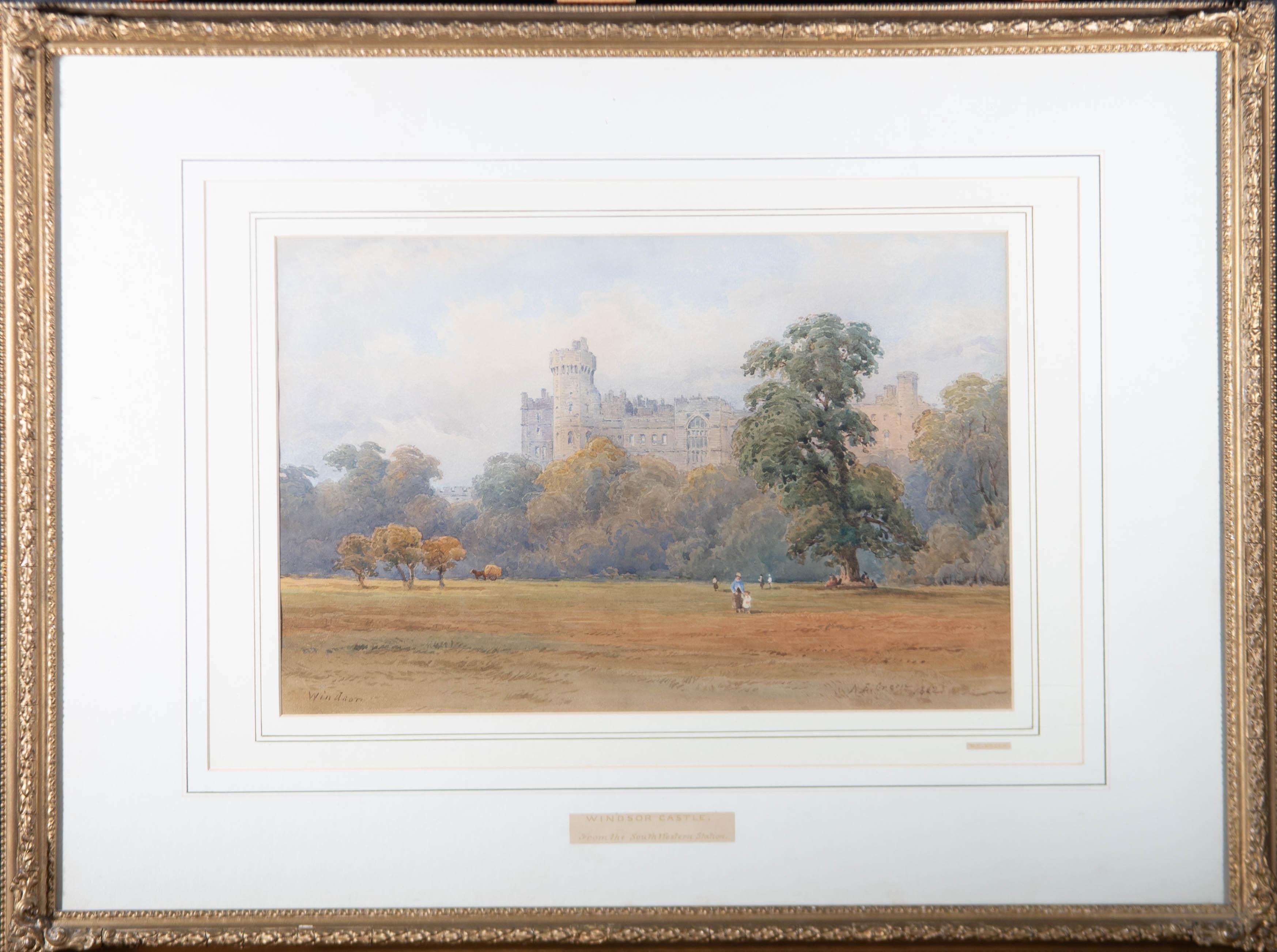 Nathaniel Everett Green FRAS (1823-1899) - 1882 Watercolour, Windsor Castle 1