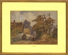 H. Jutsam - Early 19th Century Watercolour, Country Lane