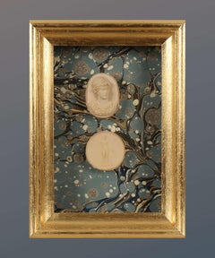 Paoletti Impronte, ‘Mussei Diversi’ Framed Plaster Cameo Seal, Rome c1800