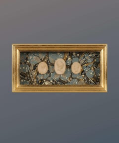 Paoletti Impronte, ‘Mussei Diversi’ Framed Plaster Cameo Seal, Rome c1800