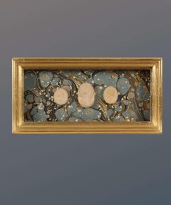 Paoletti Impronte, ‘Mussei Diversi’ Framed Plaster Cameo Seal, Rome c1800