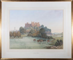 John Weston Gough (1929-2019) - Contemporary Watercolour, Ludlow Castle