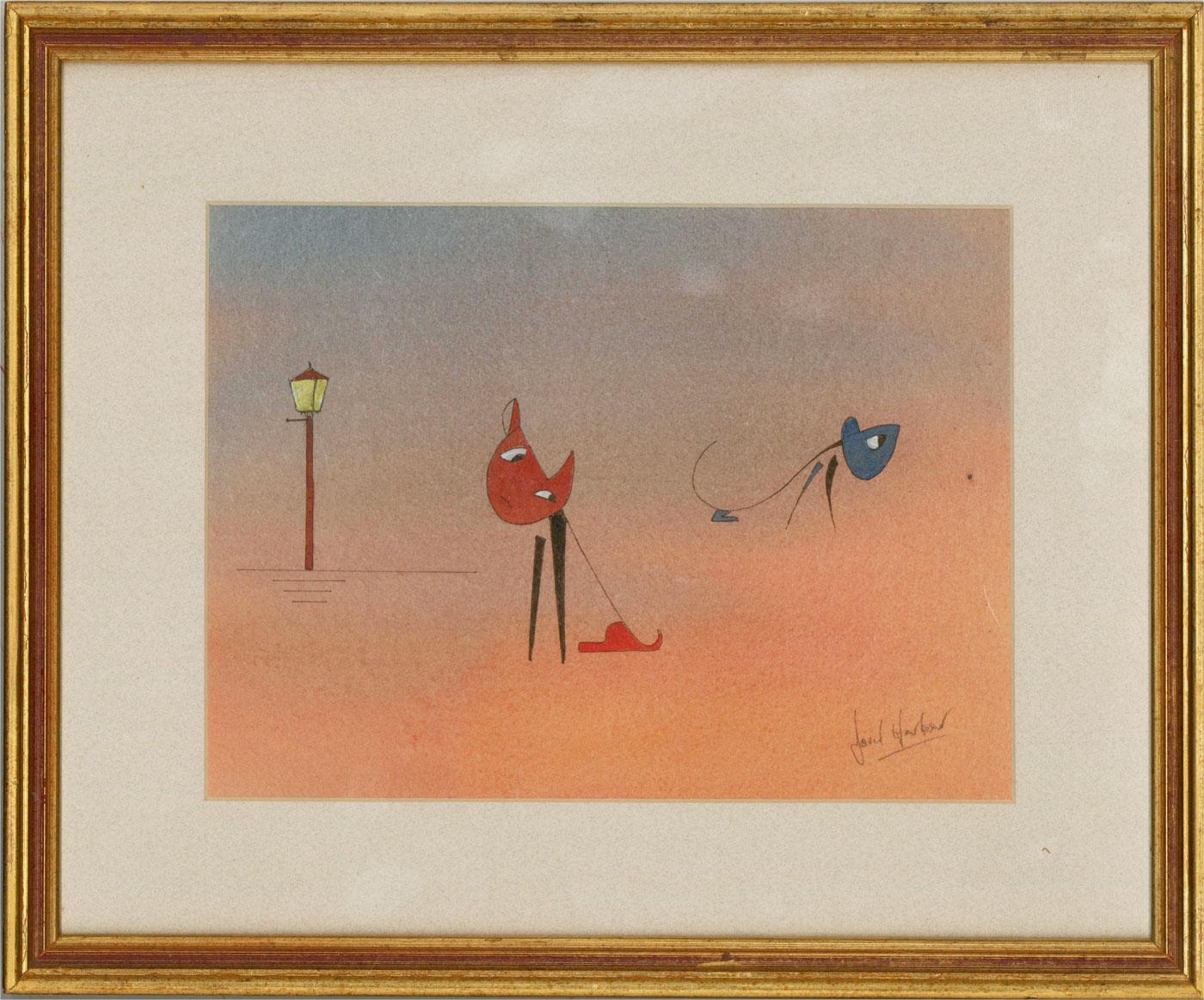 Animal Drawings and Watercolors at 1stDibs