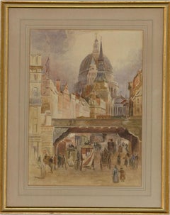 Late 19th Century Watercolour - St Paul's Cathedral