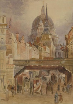 Late 19th Century Watercolour - St Paul's Cathedral