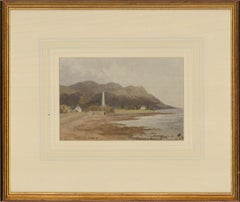 Attrib. John Faulkner (1835-1894) - Watercolour, The Mourne Mountains