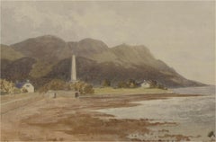 Attrib. John Faulkner (1835-1894) - Watercolour, The Mourne Mountains