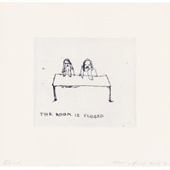 Tracey Emin, Closed, Etching on Somerset Soft White, 2013