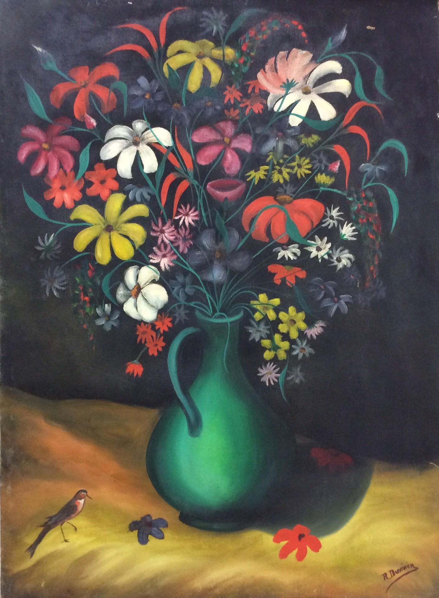 Vase of Flowers #1-2-95MFN - Art by Raymond Duvivier