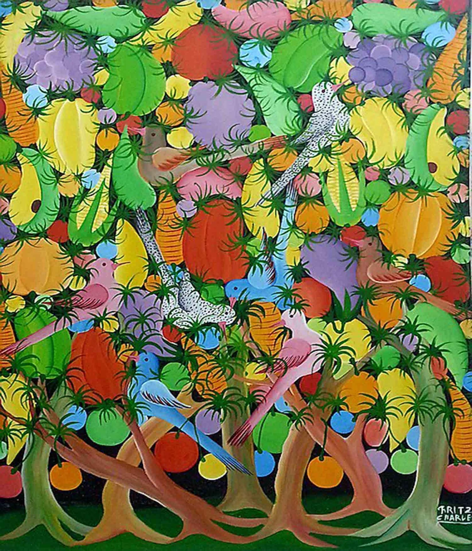 Colorful Birds#2JN-NY - Art by Fritz Charles