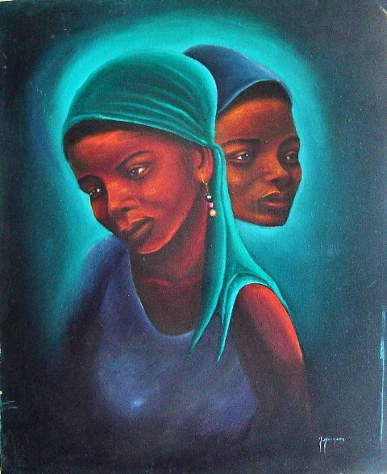 Portrait of Two Women #1-2-95MFN - Art by J. Jacques