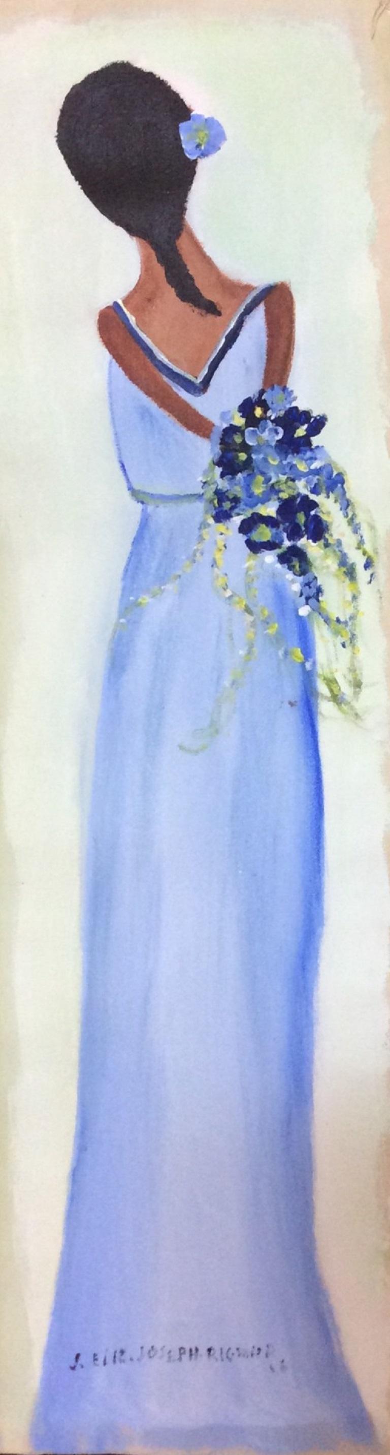 Lady in Blue #6MFN - Art by Jeanne Elie Joseph Rigaud