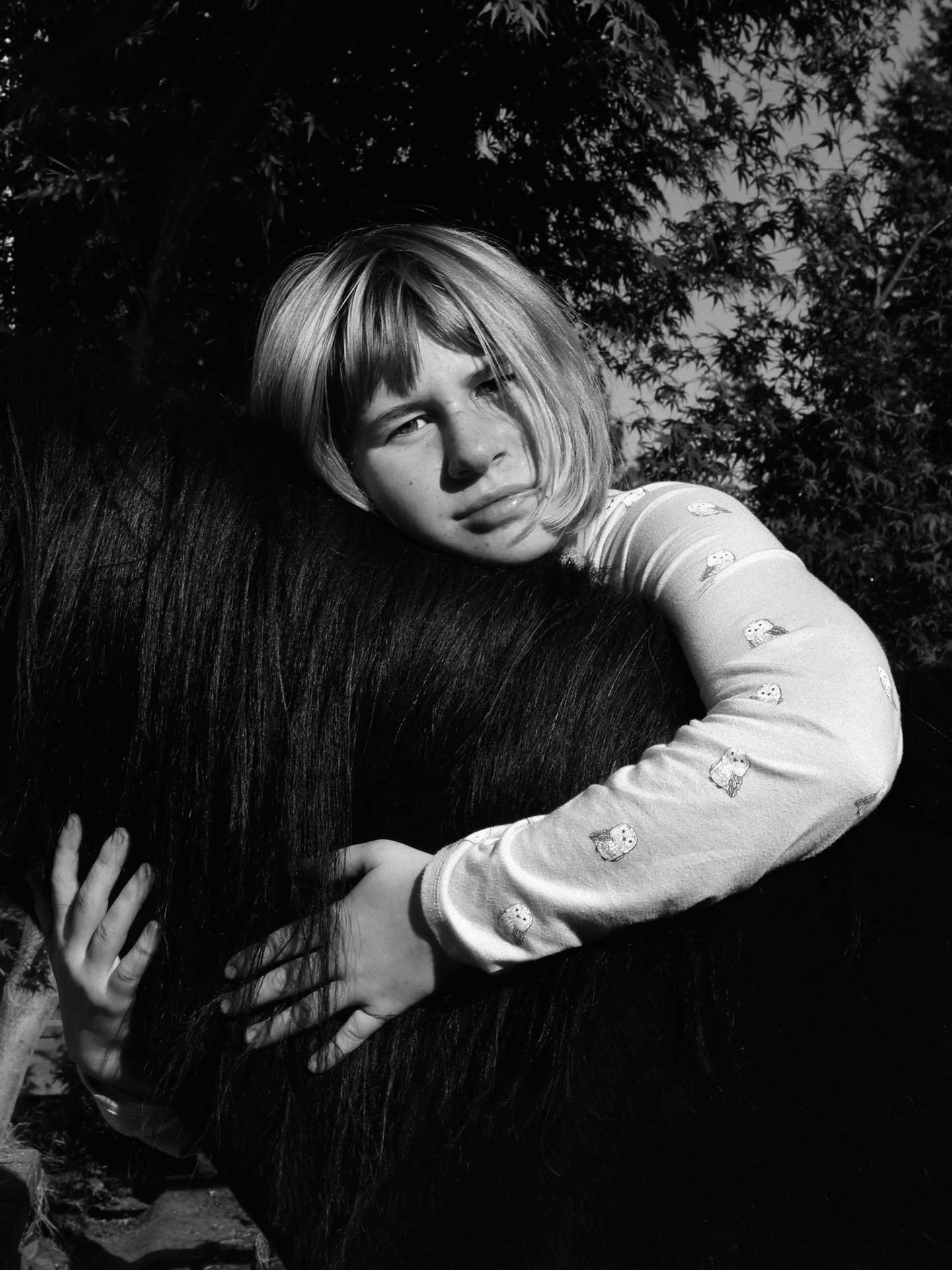 Black and White Photograph Antonia Stoyanovich - Amie du cheval