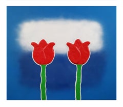Two Tulips in a Color Field