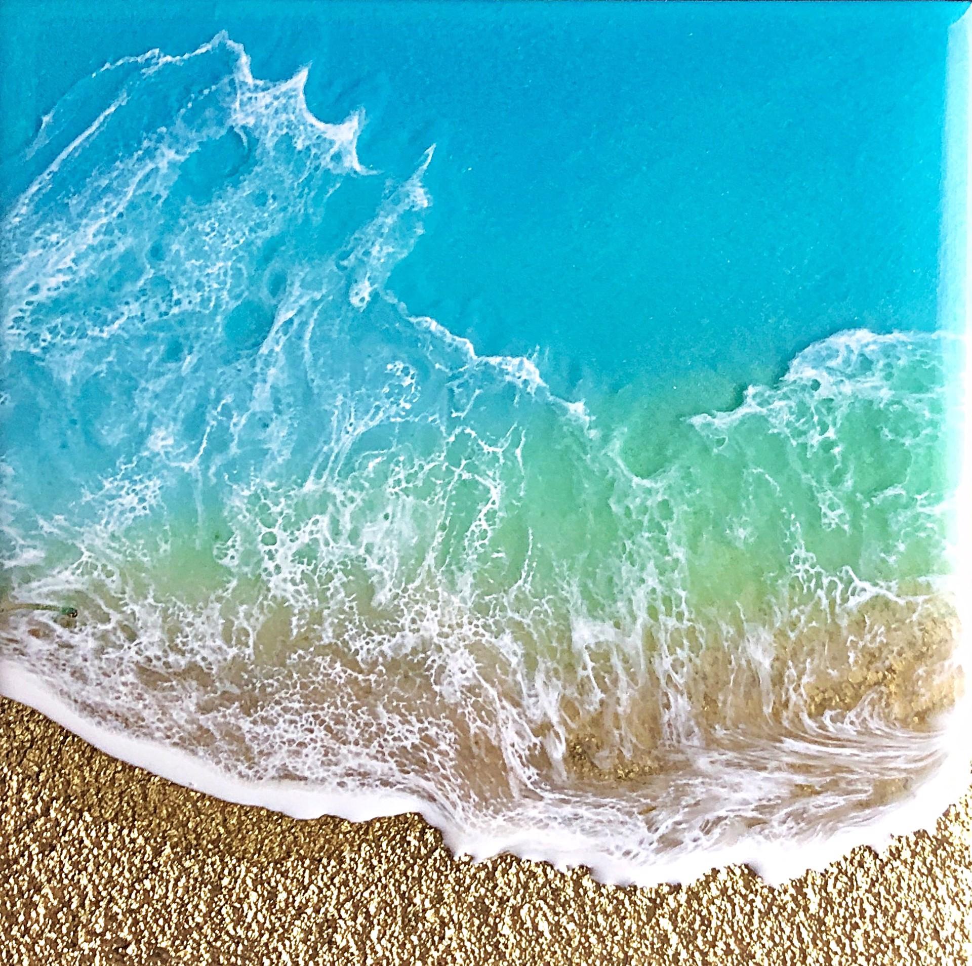 Waves sarcelles - respirer - Art de Ana Hefco
