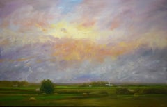 Rain storm approaching, Original Painting by Nicola Wiehahn