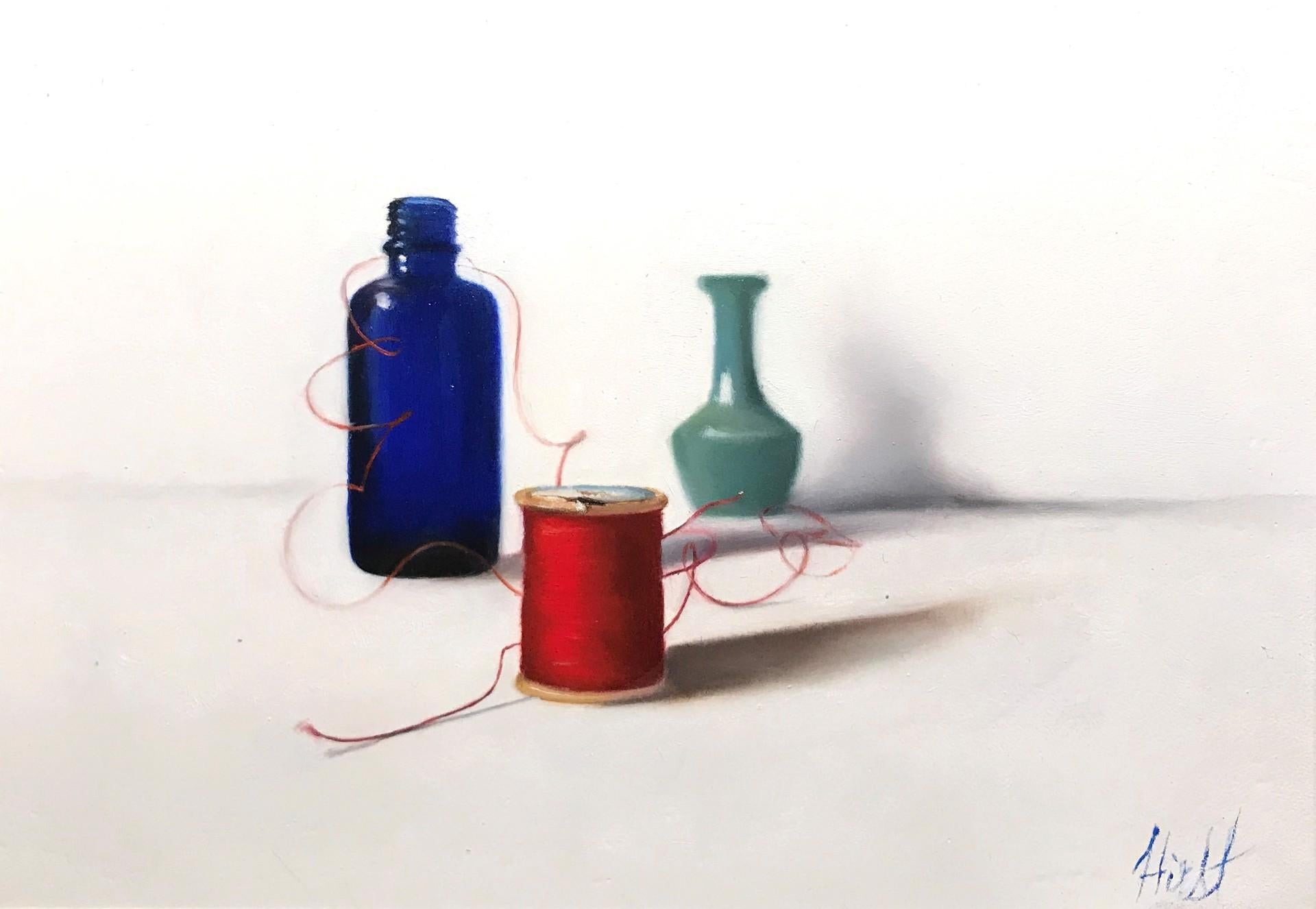 Red Thread, Two Blue - Art by Emma Hirst