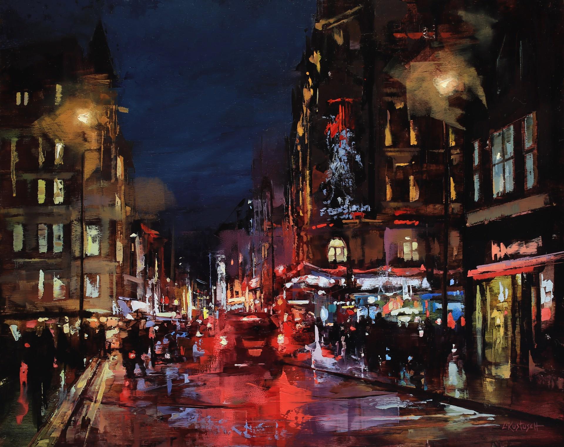 Leicester Square, London - Art by Lindsey Kustusch