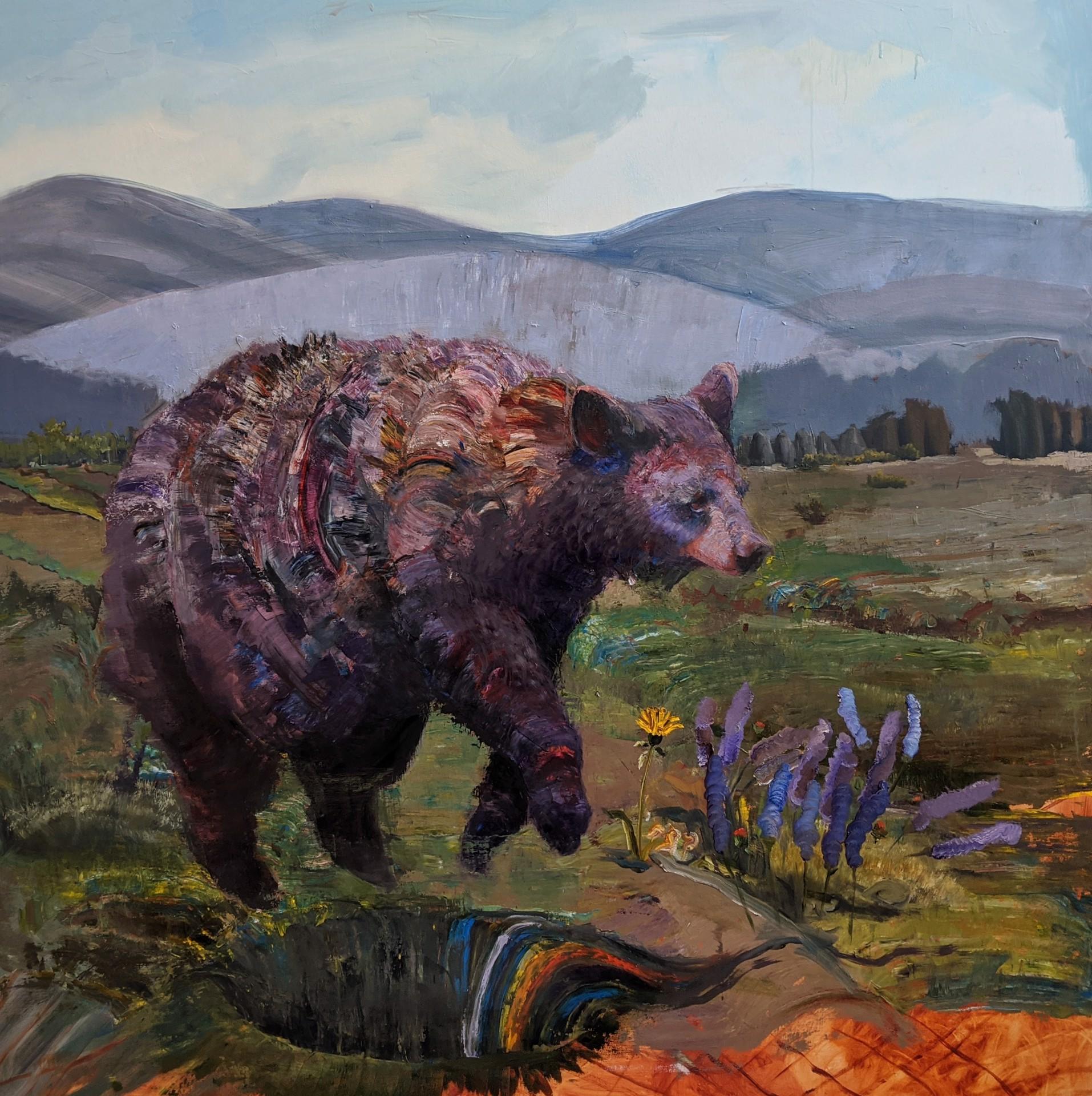 Bear I Am Afraid Of (Je suis fou de l'ours - Art de Caitlin Hurd