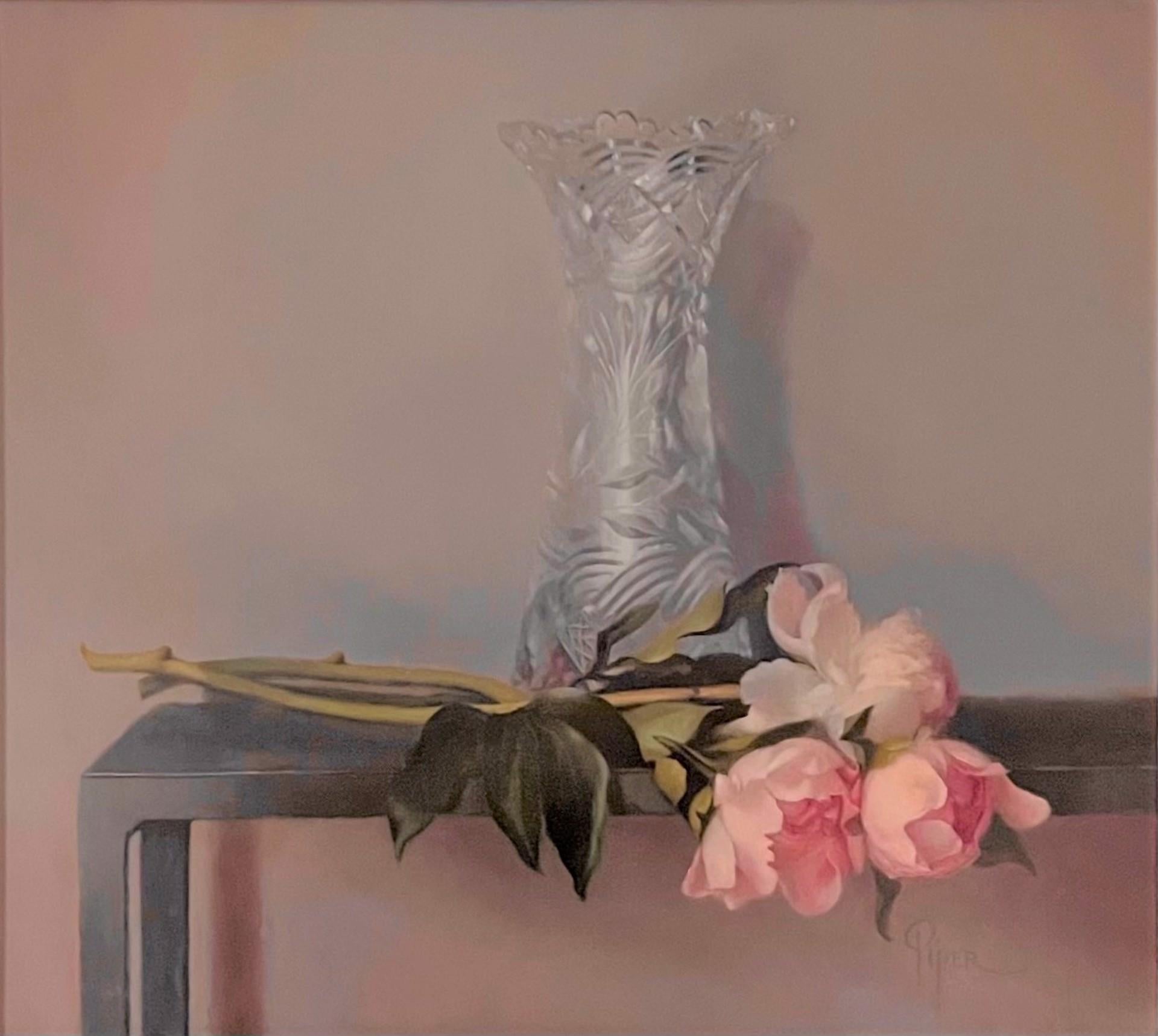 Peonies and Crystal - Art by Marsha Whitesides Piper