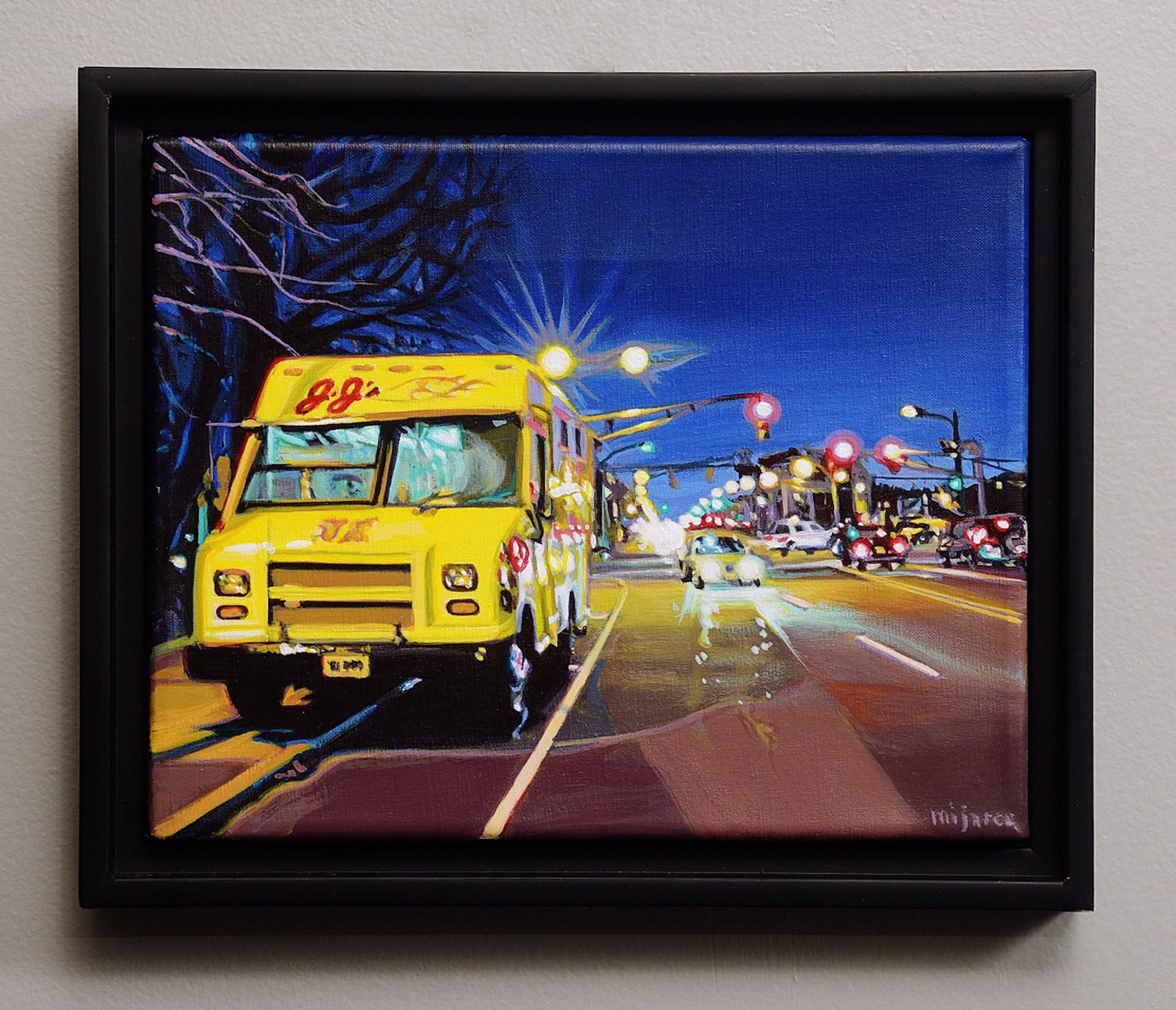 “JJ's Hot Dog Truck II” original acrylic painting