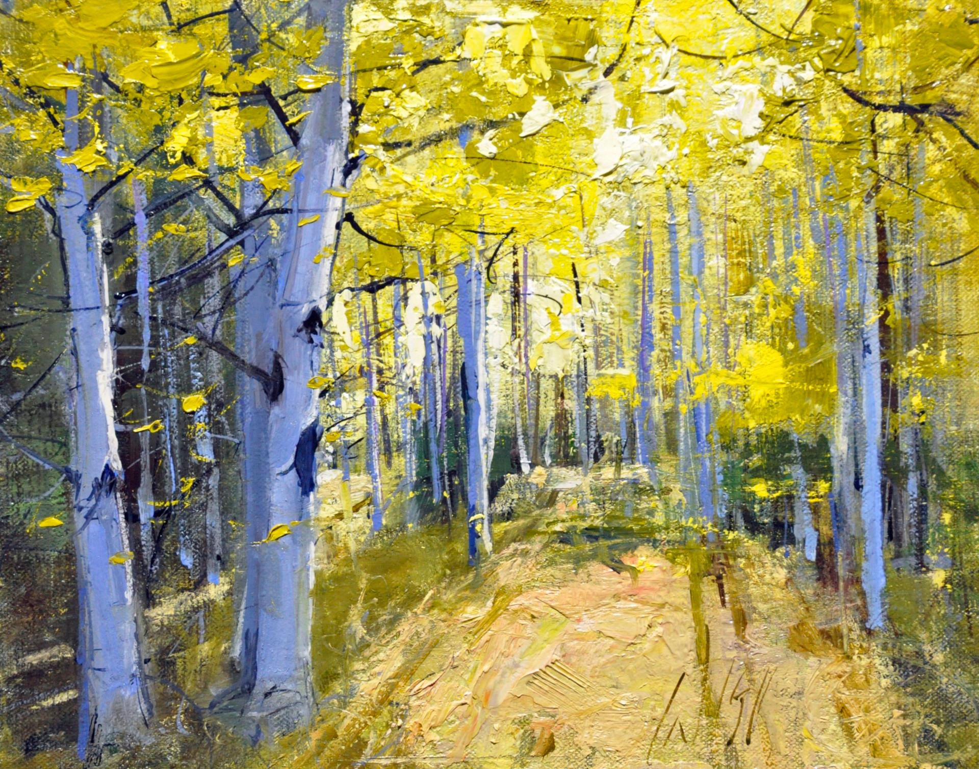 Yellow Woods II - Art by Mike Wise