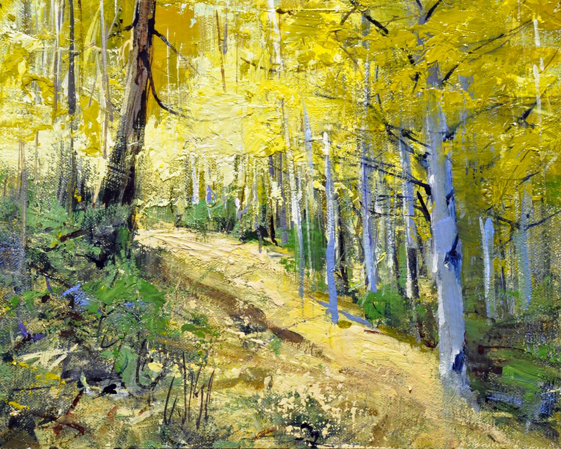 Yellow Woods III - Art by Mike Wise