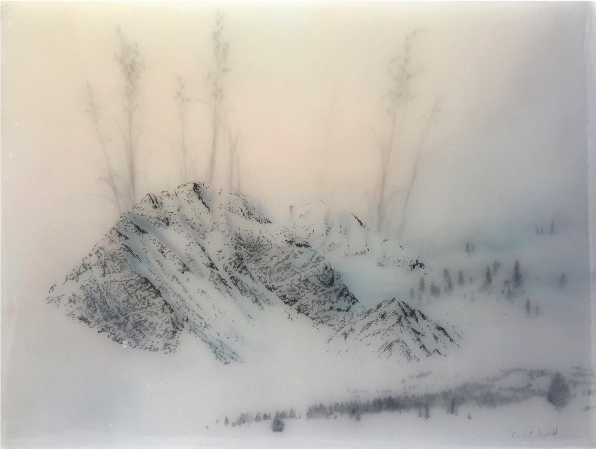 Long Grass and Blue Mountain - Art by Brooks Salzwedel