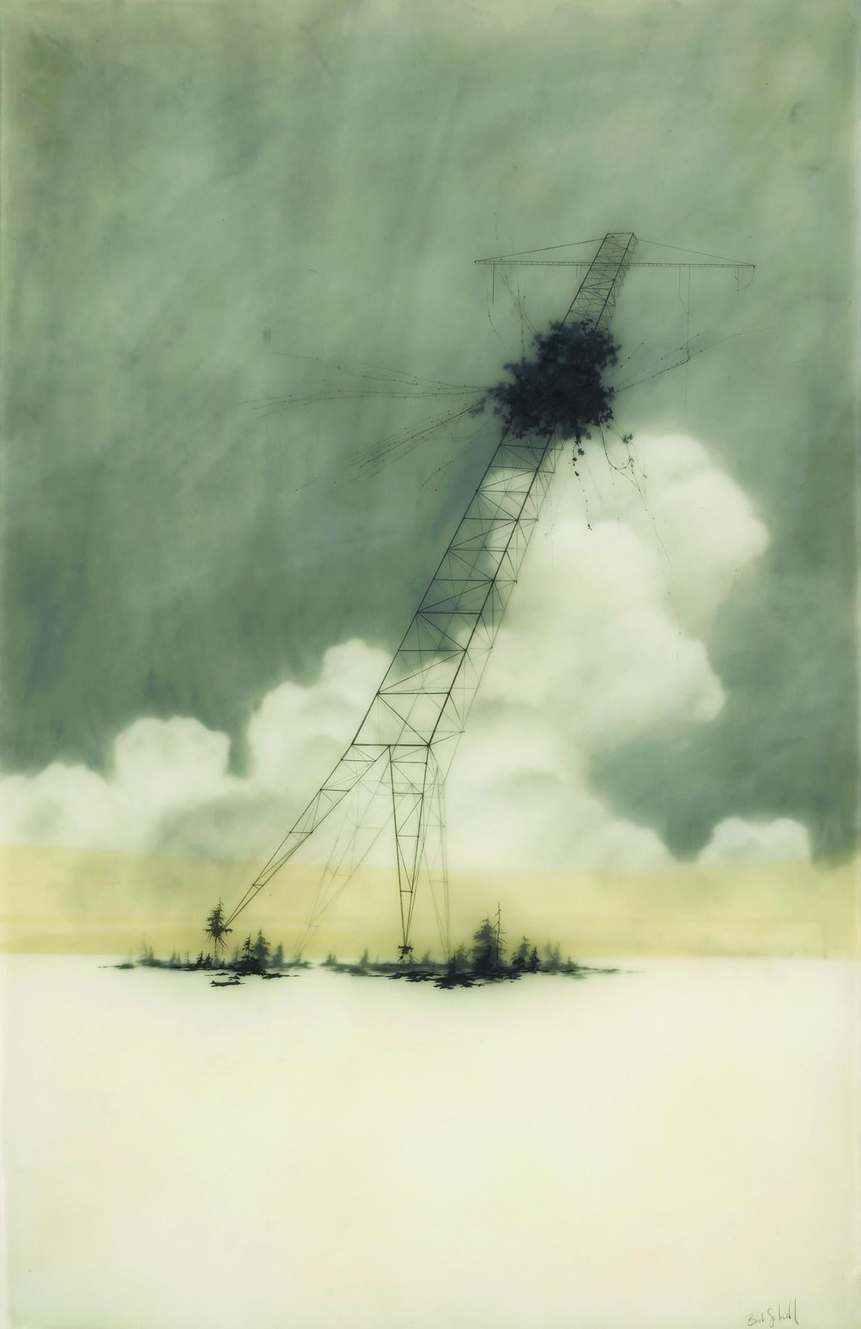 Reclaimed Tipping Tower - Art by Brooks Salzwedel