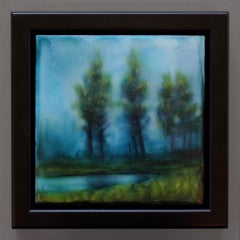 Die Leuchte ist aus Silber