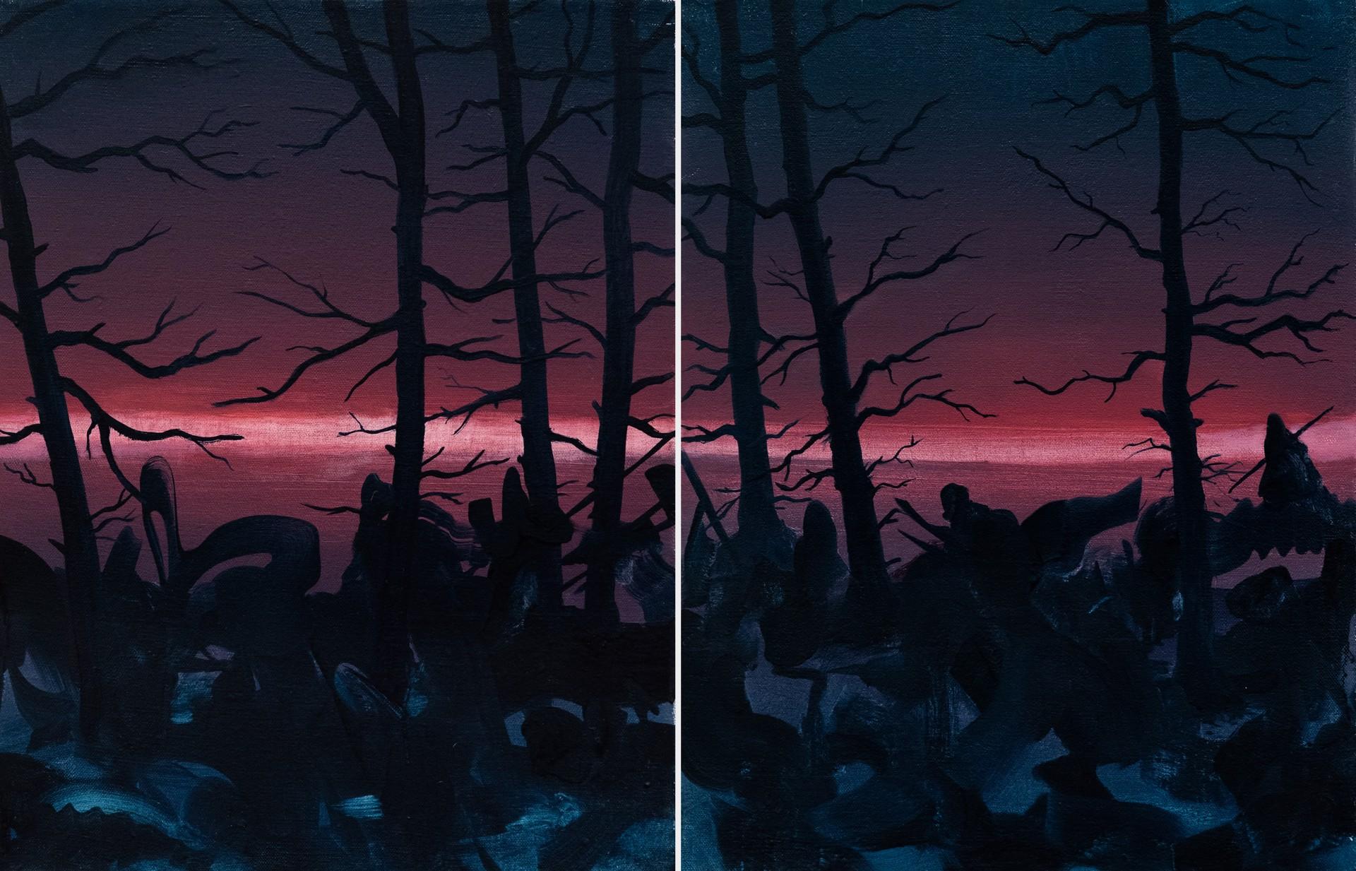 The Silencers (Diptych) - Art by Fabricio Suarez