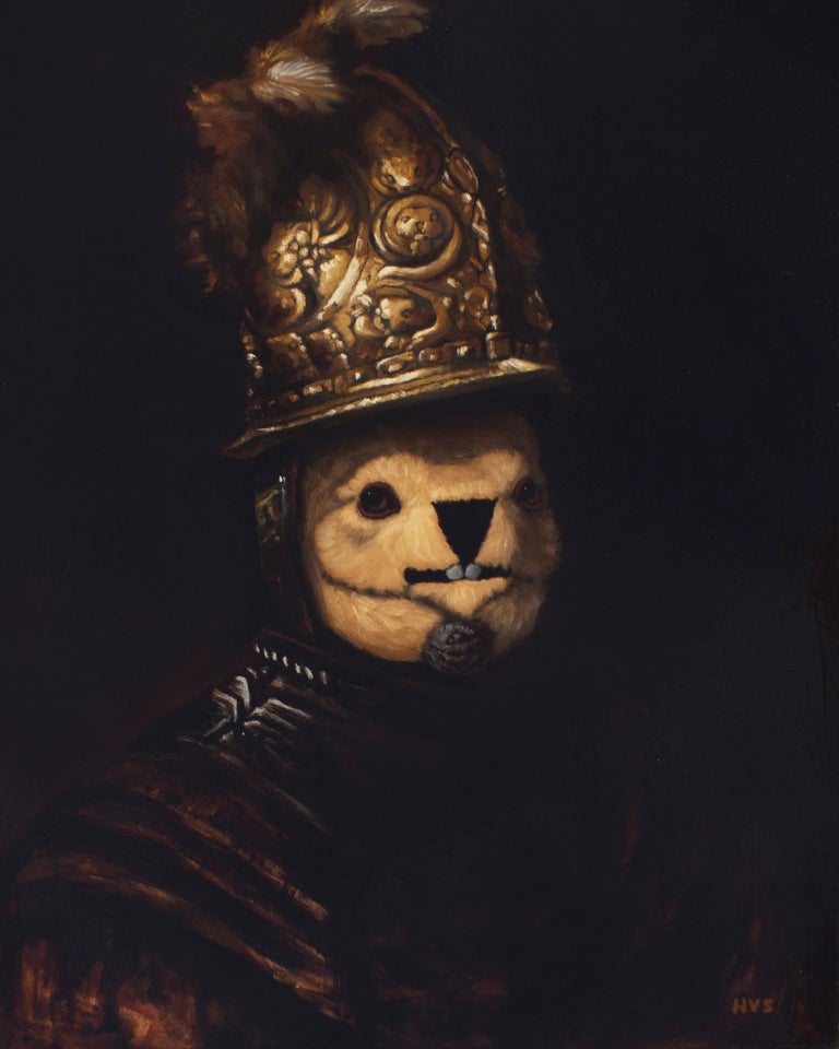 Henry Schreiber - Marmot with the Golden Helmet For Sale at 1stDibs