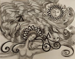 Dream Fantasy, Drawing, Pen & Ink on Paper