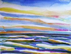 The Spirit of the Baltic Sea 2, peinture, aquarelle sur papier aquarelle