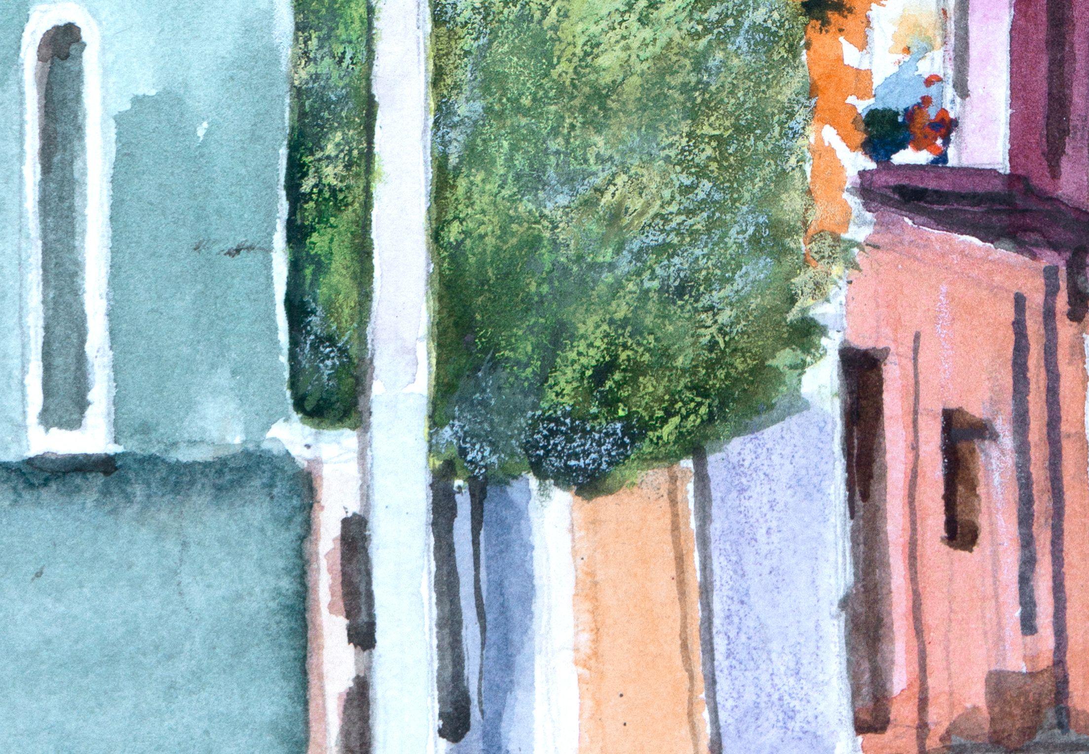 Ajijic 2, Painting, Watercolor on Paper - Other Art Style Art by Joan Franklin